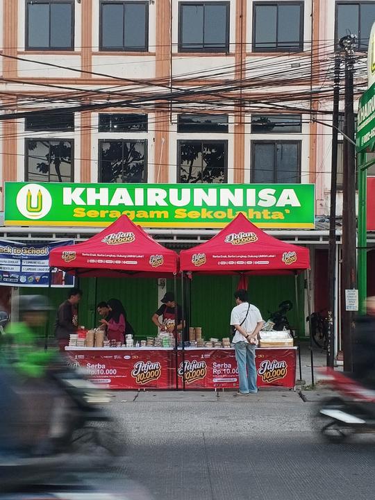 Cabang Kelima Jajan 10.000 di Antang Dapat Dukungan Toko Khairunnisa