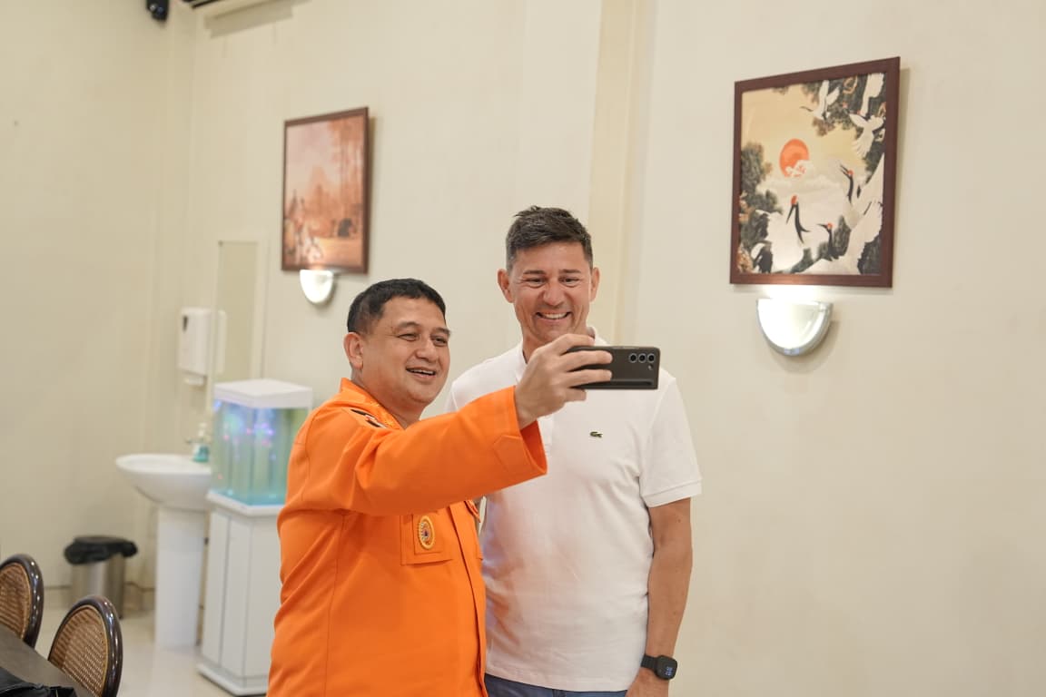 Darije Kalezic Kembali ke Makassar, Bertemu Wali Kota Munafri Arifuddin