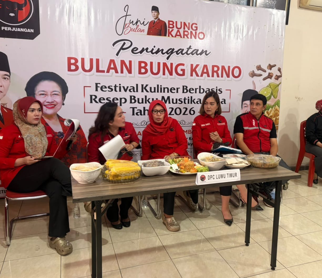 Haul Bung Karno, PDIP Sulsel Lestarikan Kuliner Nusantara Lewat Festival Mustika Rasa