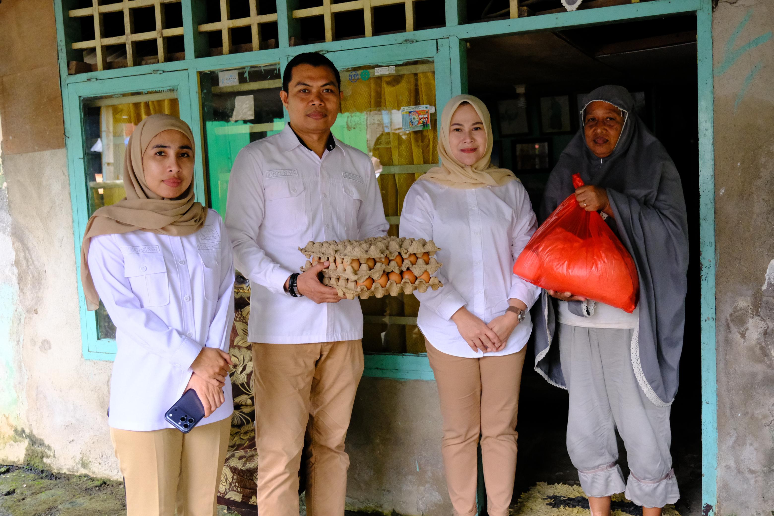 HUT ke-18 Gerindra, Andi Tenri Indah Pimpin Aksi Sosial di Kecamatan Somba Opu