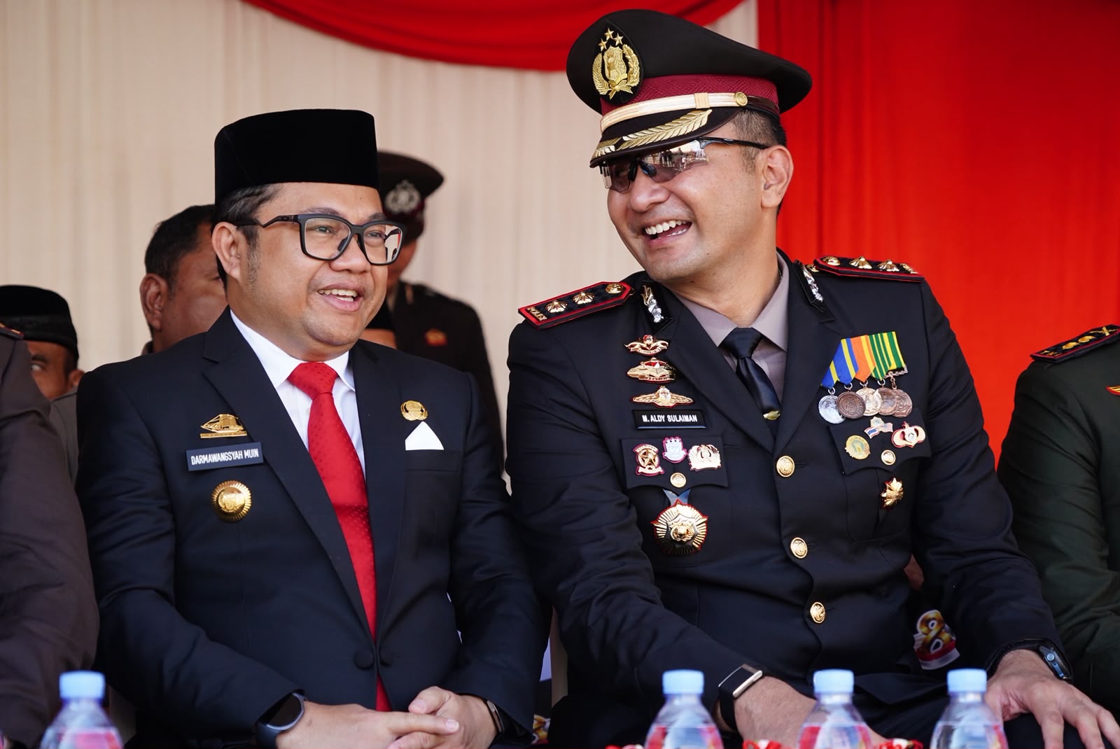 Momen Akrab Wabup Gowa dan Kapolres Warnai Peringatan Hari Bhayangkara ke-80