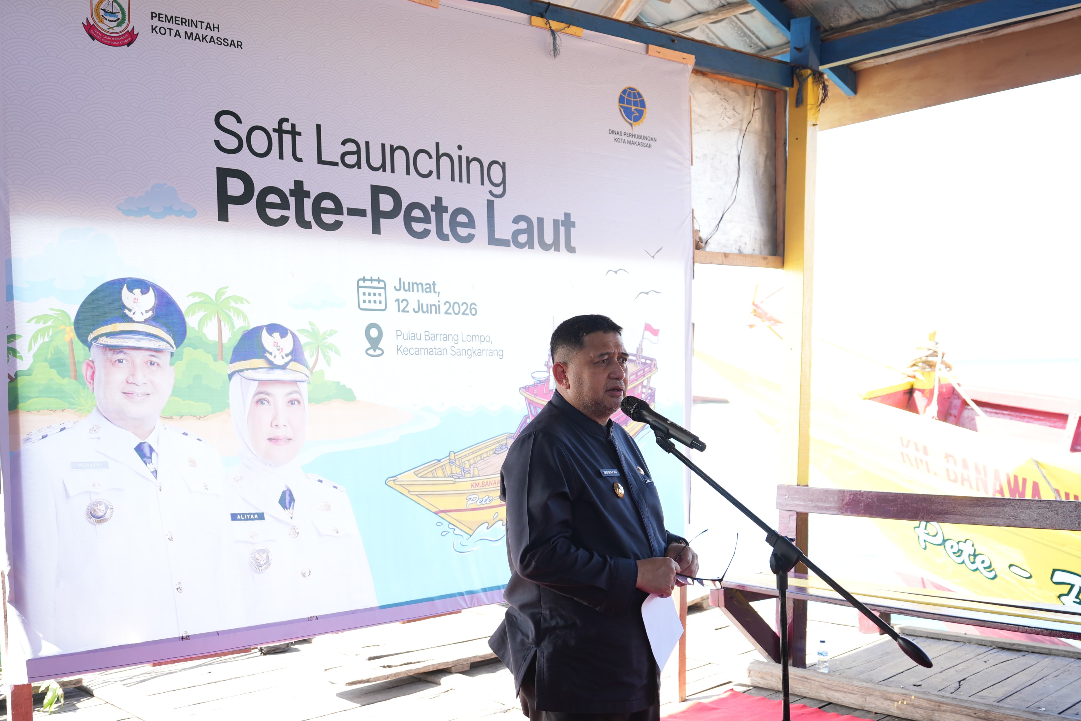 Pete-pete Laut Mulai Beroperasi, Pemkot Makassar Permudah Akses Warga Pulau