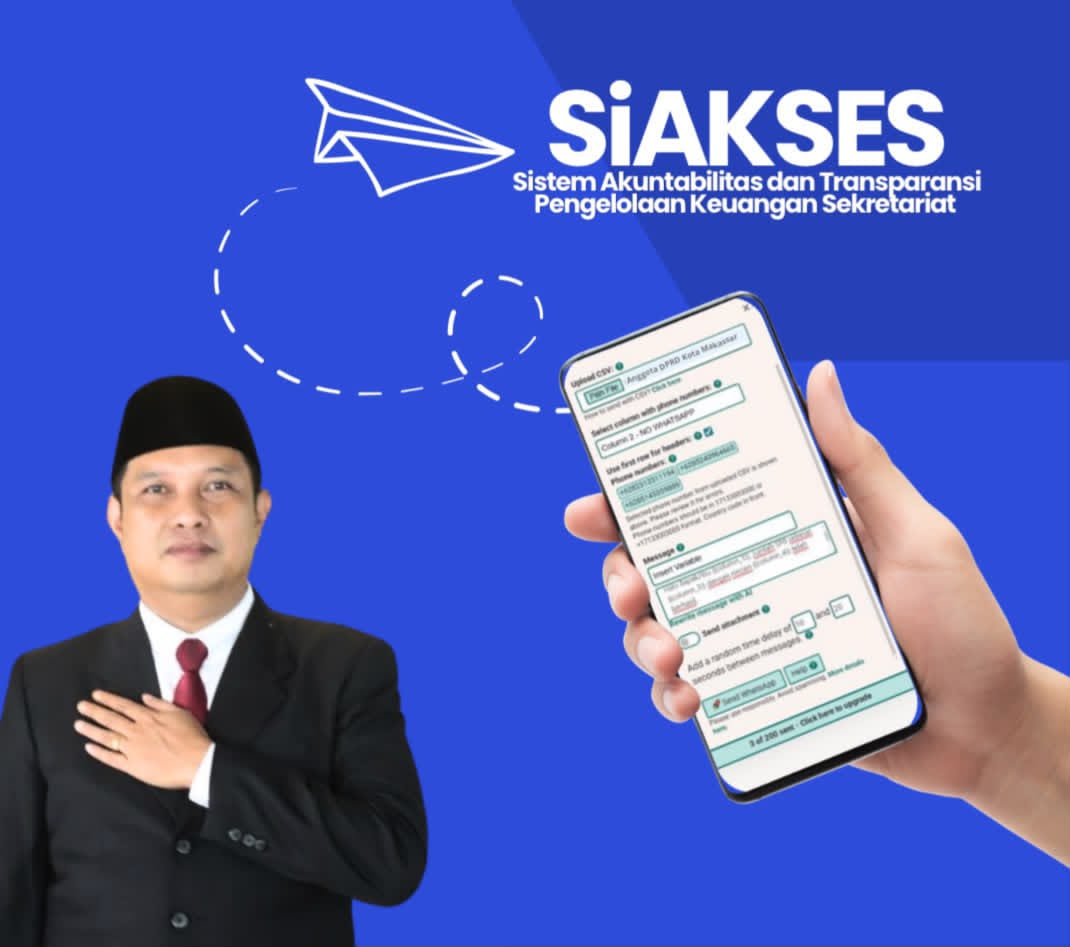 Sekretariat DPRD Makassar Luncurkan SiAkses, Hak Keuangan Anggota Kini Terpantau Real-Time