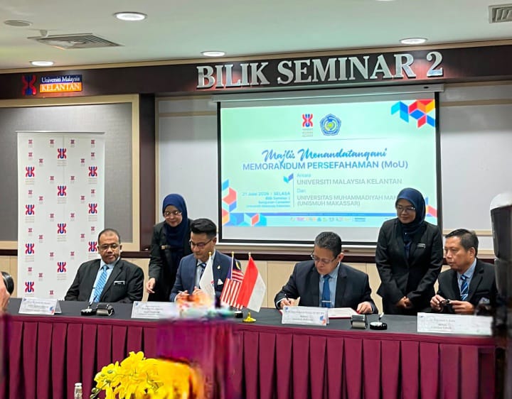 Tiga Tahun Bermitra, Unismuh Makassar dan Universiti Malaysia Kelantan Perluas Kerja Sama Internasional