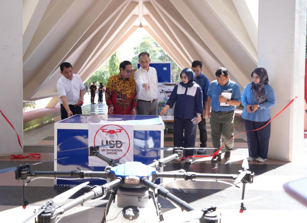 Unhas Lepas Drone Pertanian ke Berbagai Daerah, Dukung Modernisasi dan Swasembada Pangan